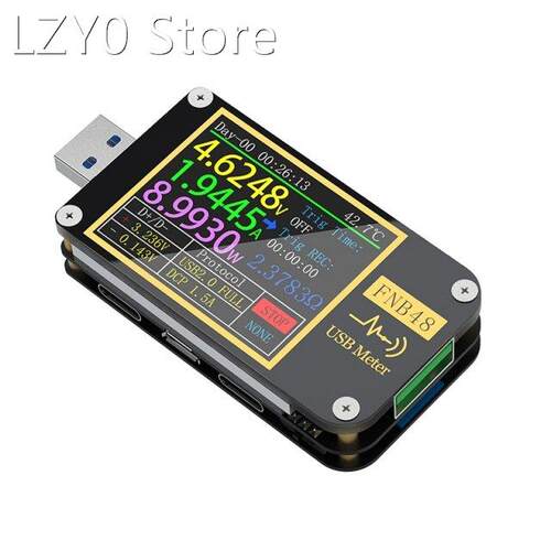 FNB48 Voltmeter Ammeter Current Voltmeter USB Tester PD Trig