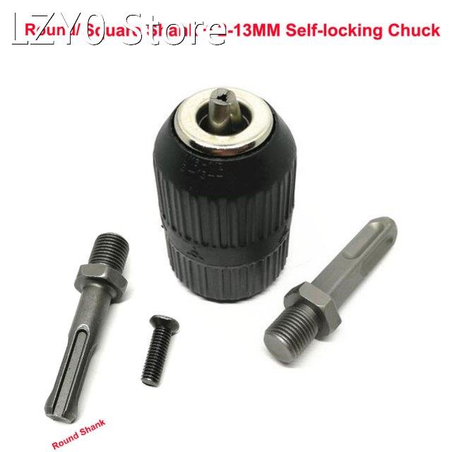 1PC 2-13MM Self-locking Drill Chuck Keyless Drilling Quick C