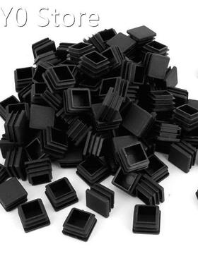 200Pcs 1 Inch Square Tube End Cap Plastic Plugs Tube End Cap