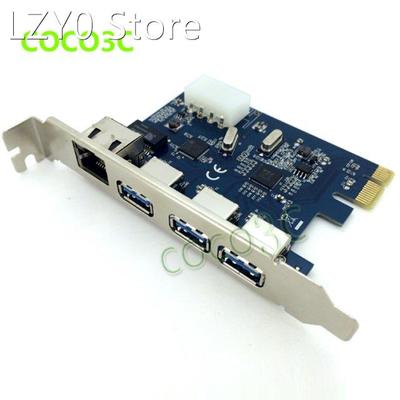 PCI-e to External 3 ports USB 3.0+ RJ-45 Gigabit Ethernet Ne