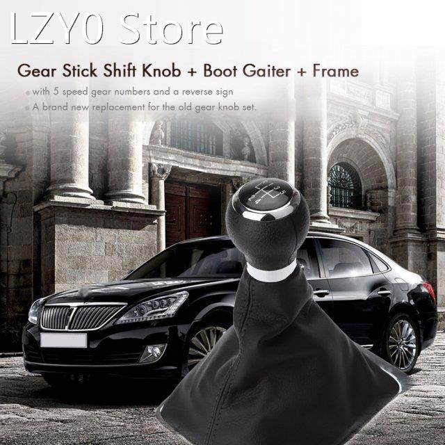 5 speed gear shift knob stick boot gaiter frame for vw passa