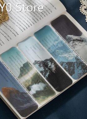 1set Labels Stationery School Office Supply PET Paper Readin