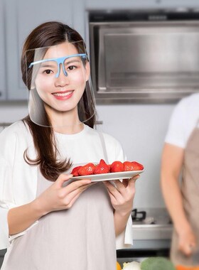 Transparent Plastic Safety Faces Shields For Kid Screen Sca