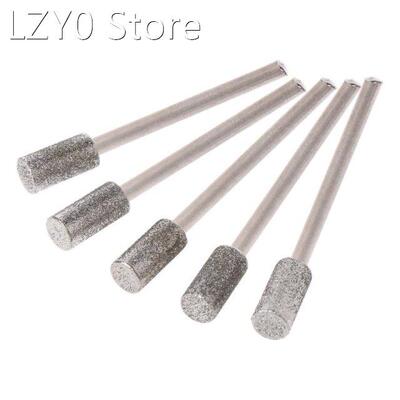 5PCS Diamond Coated Cylindrical Burr 5mm Chainsaw Sharpener