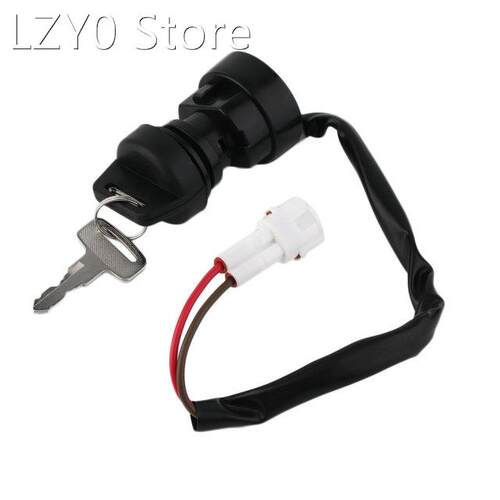 Ignition key switch, with 2 buttons, black setting, used in