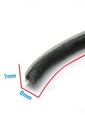Self-adhesive Wool Pile Seals Weatherstrip Sliding Door Scre