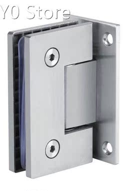 Stainless Steel Shower Glass Door Hinge 90 Degree Glass Clam