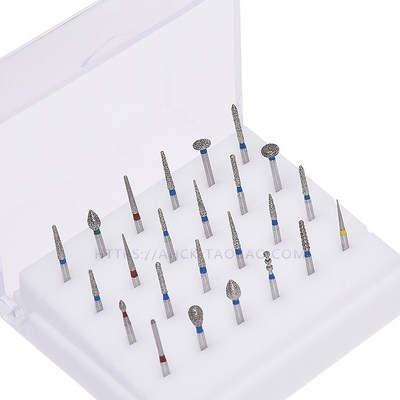 24 hole dental plastic bur bracket sterilized carbide Burs