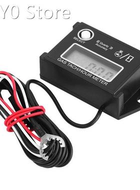 VBESTLIFE LCD Digital Tachometer Tach/Hour Meter Gauge RPM T