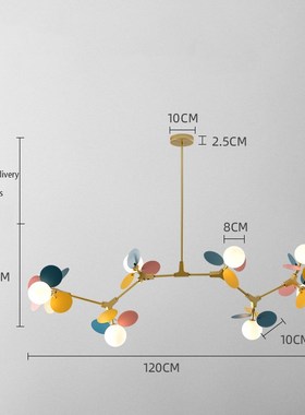 Modern Macron Chandelier Lighting Living Room Bedroom Childr