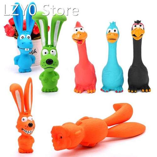 Latex 1PC Dog Accessories Dogs Puppy Toys Cartoon Animals Sq
