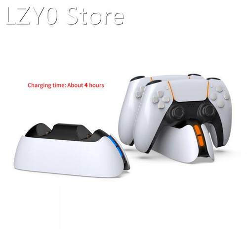 Dual Fast Charger for PS5 Wireless Controller USB Type-C Qui