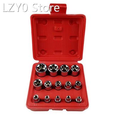 14PC Professional Sockets E4-E24 Torx Torque Bits Tools Set