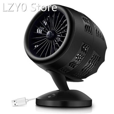 M5TE Double-blade Turbine Table Tiny Round Fan Quiet Operati