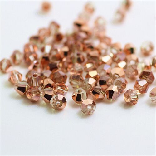 Isywaka  Choice 100pcs 4mm Bicone Austria Crystal Beads char