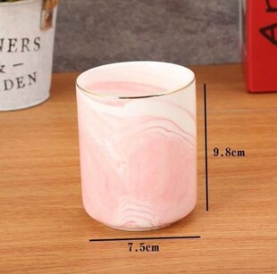 Marble Fragrance diy Candle container accessories jars holde