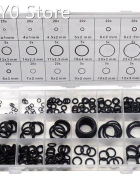 225 pcs Rubber O Ring O-Ring Washer Seals Watertightness Ass
