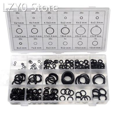 225 pcs Rubber O Ring O-Ring Washer Seals Watertightness Ass
