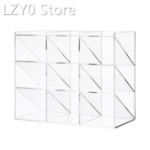 Acrylic Marker Holder Large Capacity Clear Pen Organizer Sto