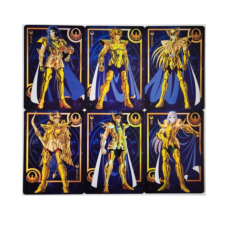 12pcs/set Saint Seiya Golden Zodiac Twelve Gold Saint Cloth