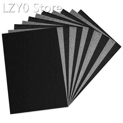 100 Sheets Carbon Paper, Black Graphite Paper For Tracing Pa