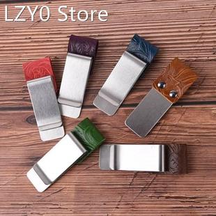 1Pc Metal Pen Clips Holder Brass Stainless Steel Pen Clip Fo