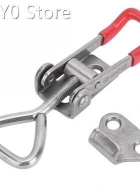 2Pcs Toggle Clamp Clips 304 Stainless Steel Adjustable Buckl