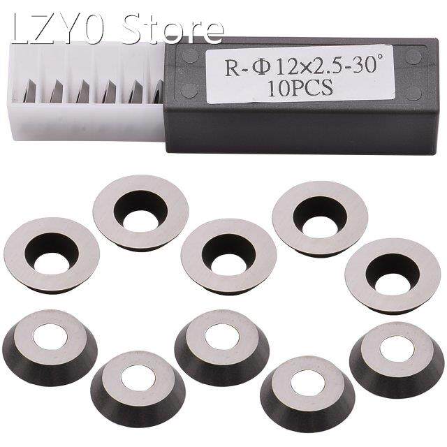 10pcs/set Round Carbide Cutter Insert Fits 12*2.5mm EWT-Ci3