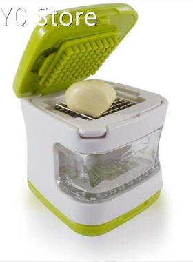 Garlic Press Very Sharp Stainless Steel Blades, Inbuilt Clea