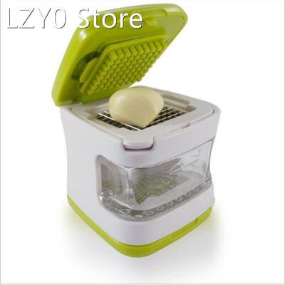 Garlic Press Very Sharp Stainless Steel Blades, Inbuilt Clea