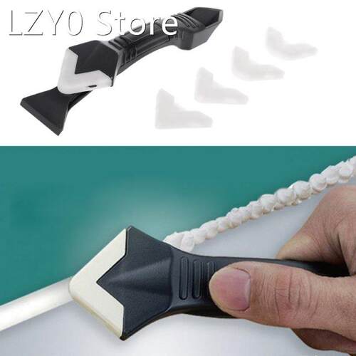 DIY 3 In 1 Sealant Angle Scraper Silicone Trowel Grout Caulk