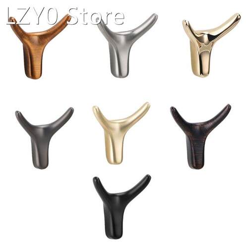 Wall Mount Towel Hook Metal Coat Hanger Hat Rack Bearing Cap