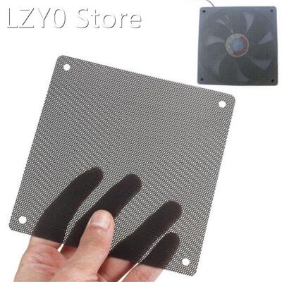 5PCS/lot 120mm Cuttable Black PVC PC Fan Dust Filter Dustpro