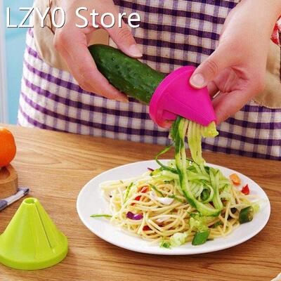 1 Pcs Vegetable Cutter Plastic Spiral Slicers Shred Peeler F