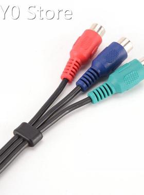 2.5Mm Male Jack To 3 RCA Female Plug Adapter Audio Converter