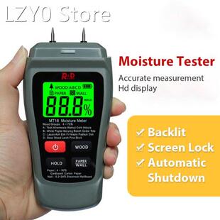 Meterk Wood Moisture Tester Needle Type Wood Hygrometer Pape