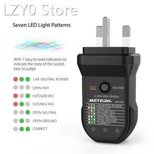 Electric Socket Tester Automatic Neutral Wire Testing Circui