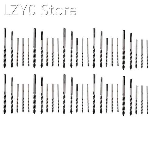 100 Pieces Multi-Material Tungsten Carbide Drill Bit Set for
