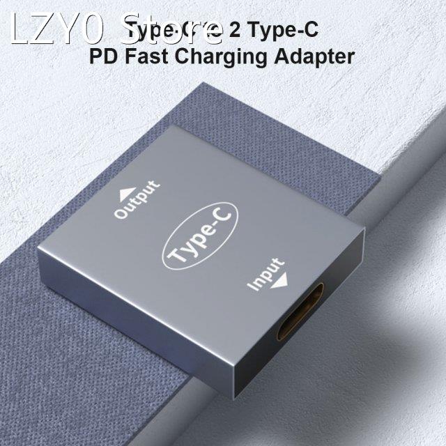 Type-C Female to 2 Type-C Female Converter Coupler Aluminum