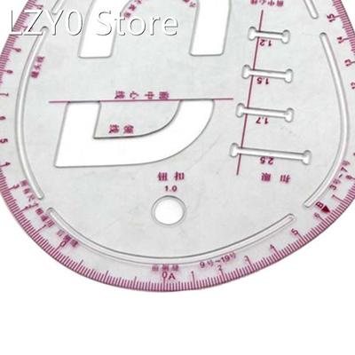 Curve patterning ruler Cutting sleeve cage ruler 6403 Button