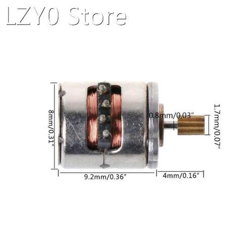 10 Pcs 3-5v Dc 2 Phase 4 Wire Dia 8mm Dc Stepper Motor Micro