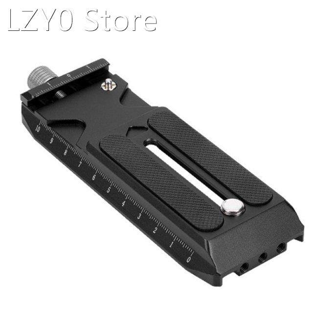Aluminum Alloy Quick Release Plate with M4,1/4 Screw Holes 3