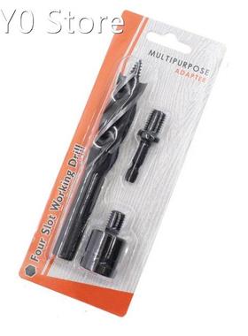 3PCS/Lots 16-25MM High Carbon Steel Twist Drill Bit Four-slo