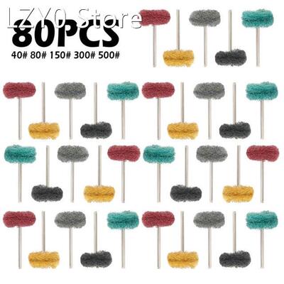 80 Pcs/set Drill Abrasive Brush Scouring Pad Abrasive W