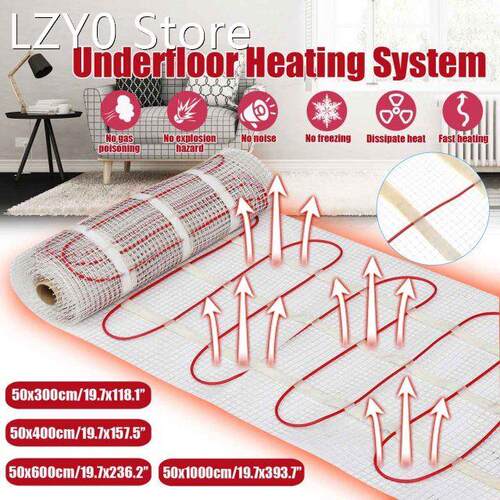 10m Electric Underfloor Heating Mat 150W/M2 50cmX10m Under T