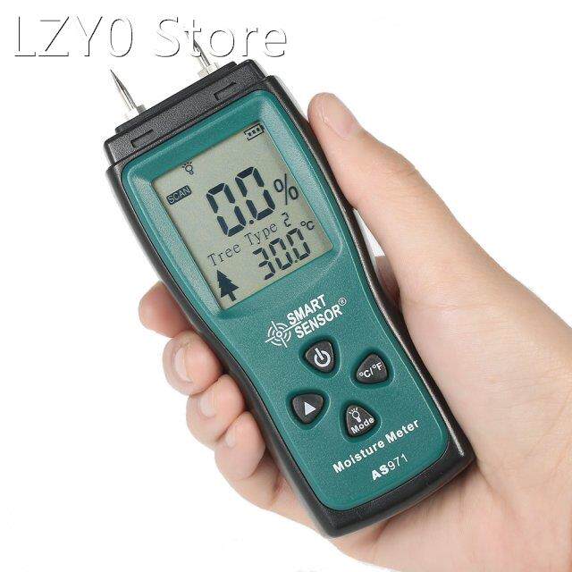 smart sensor handheld wood moisture meter digital lcd l