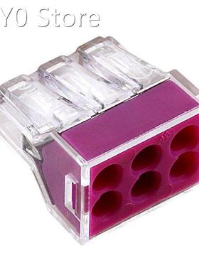 NEW 100pcs PCT106 773-106 Push wire wiring connector For Jun
