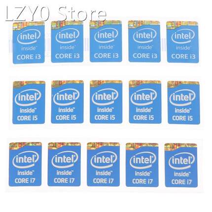 5pcs 4th/10th Generation Intel Core I3 I5 I7 I9 DIY Sticker