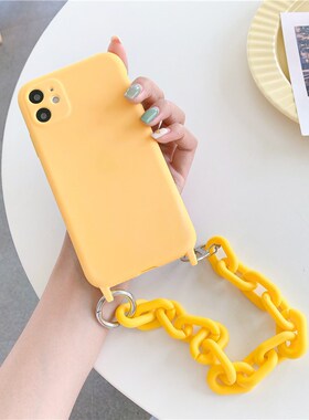 Wrist Strap Candy Chain Phone Cases For iPhone 11 12 Pro MA