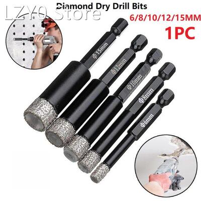 6-15mm Vaccum Brazed Diamond Dry Drill Bit Porcelain Granite
